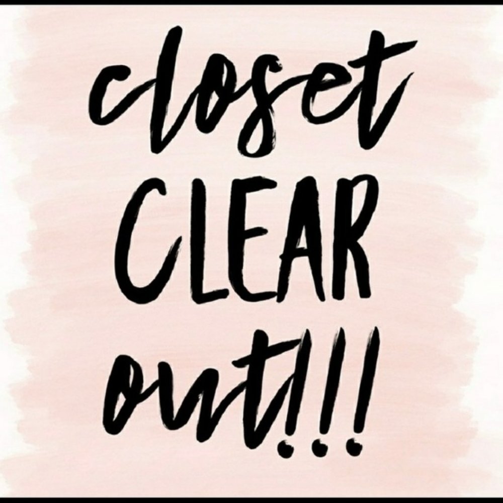 Big Sale _ CLOSET WILL BE CLOSING